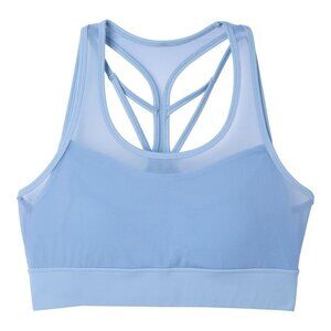 FWD Women's Push Power Mesh Sports Bra Blue- S